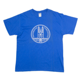 GILDAN Womens T-Shirt Blue L