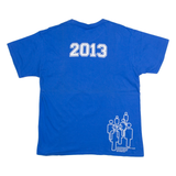 GILDAN Womens T-Shirt Blue L