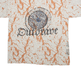 Womens T-Shirt Brown Crew Neck M