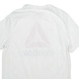 REEBOK Womens T-Shirt White L