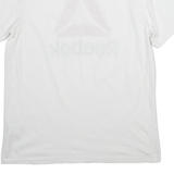REEBOK Womens T-Shirt White L
