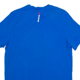 REEBOK Womens T-Shirt Blue L