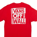 VANS Classic Fit Womens T-Shirt Red M