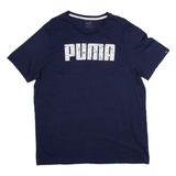 PUMA Womens T-Shirt Blue XL