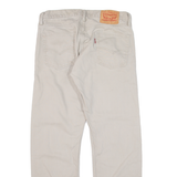 LEVI'S 514 Mens Trousers Beige Classic Straight W32 L27