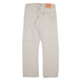 LEVI'S 514 Mens Trousers Beige Classic Straight W32 L27