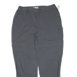 COLUMBIA Womens Trousers Grey Relaxed Tapered Nylon W30 L30