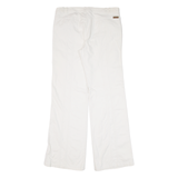 CALVIN KLEIN Womens Trousers White Relaxed Bootcut W33 L32