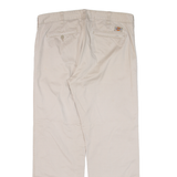 DICKIES Workwear Mens Trousers Beige Relaxed Straight W36 L30