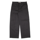 LEVI'S Womens Trousers Black Loose Straight W32 L29