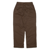 VANS Karina Rozunko Womens Trousers Brown Loose Straight W27 L27