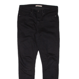 LEVI'S Womens Trousers Black Slim Skinny W29 L30