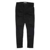 LEVI'S Womens Trousers Black Slim Skinny W29 L30