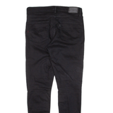 LEVI'S Womens Trousers Black Slim Skinny W29 L30