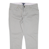 TOMMY HILFIGER Womens Trousers Green Slim Straight W32 L27