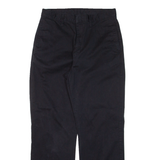 CALVIN KLEIN Chino Mens Trousers Black Regular Straight W30 L28