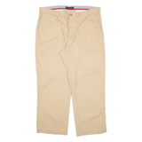 TOMMY HILFIGER Chino Mens Trousers Beige Regular Straight W38 L27