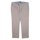 TED BAKER Mens Trousers Beige Slim Straight W38 L28