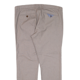 TED BAKER Mens Trousers Beige Slim Straight W38 L28
