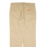 WRANGLER Texas Mens Trousers Beige Regular Straight W36 L32