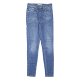 LEVI'S Mile High Womens Jeans Blue Slim Skinny Stone Wash W27 L30