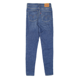 LEVI'S Mile High Womens Jeans Blue Slim Skinny Stone Wash W27 L30