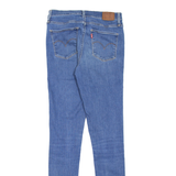 LEVI'S 720 High Rise BIG E Womens Jeans Blue Slim Skinny Stone Wash W27 L32