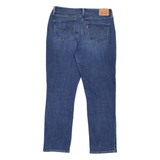 LEVI'S Mid Rise Womens Jeans Blue Slim Skinny Stone Wash W31 L30