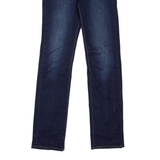 LEVI'S Slimming Womens Jeans Blue Regular Straight Stone Wash W28 L32