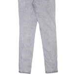 LEVI'S 721 High Rise BIG E Womens Jeans Grey Slim Skinny W28 L30