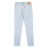 LEVI'S 711 Womens Jeans Blue Slim Skinny Stone Wash W25 L27