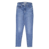 LEVI'S 721 High Rise Womens Jeans Blue Slim Skinny Stone Wash W25 L28