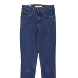 LEVI'S 721 High Rise BIG E Womens Jeans Blue Slim Skinny W24 L28