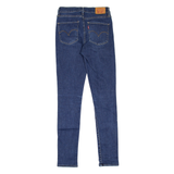 LEVI'S 721 High Rise Womens Jeans Blue Slim Skinny Stone Wash W27 L30