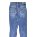 LEVI'S High Rise Womens Jeans Blue Slim Skinny Stone Wash W25 L29