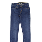 LEVI'S 710 Womens Jeans Blue Slim Skinny Stone Wash W25 L30