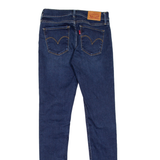 LEVI'S 710 Womens Jeans Blue Slim Skinny Stone Wash W25 L30