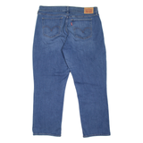 LEVI'S Womens Jeans Blue Relaxed Straight Stone Wash W31 L25