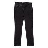 LEVI'S 524 Womens Jeans Black Slim Skinny W29 L32