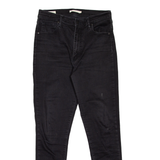 LEVI'S Mile High Premium Womens Jeans Black Slim Skinny W32 L30