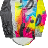 BRUNEX SWISS Lightweight Mens Track Jacket Grey Crazy Pattern M