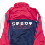 ADIDAS Sport Change Mens Track Jacket Red Colourblock M