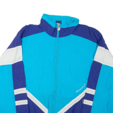GOLDEN CUP Mens Track Jacket Blue Colourblock L