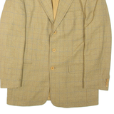 Mens Blazer Jacket Brown Check XL