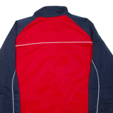NIKE Mens Track Jacket Red Colourblock L