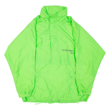 Mens Pullover Jacket Green Crazy Pattern XL