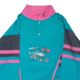 Grand Prix Womens Pullover Jacket Blue Colourblock L