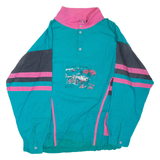 Grand Prix Womens Pullover Jacket Blue Colourblock L