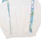 Womens Track Jacket White Floral M
