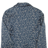 MAX MARA WEEKEND Womens Blazer Jacket Blue Floral UK 14